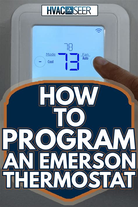 To install. . How to program an emerson thermostat